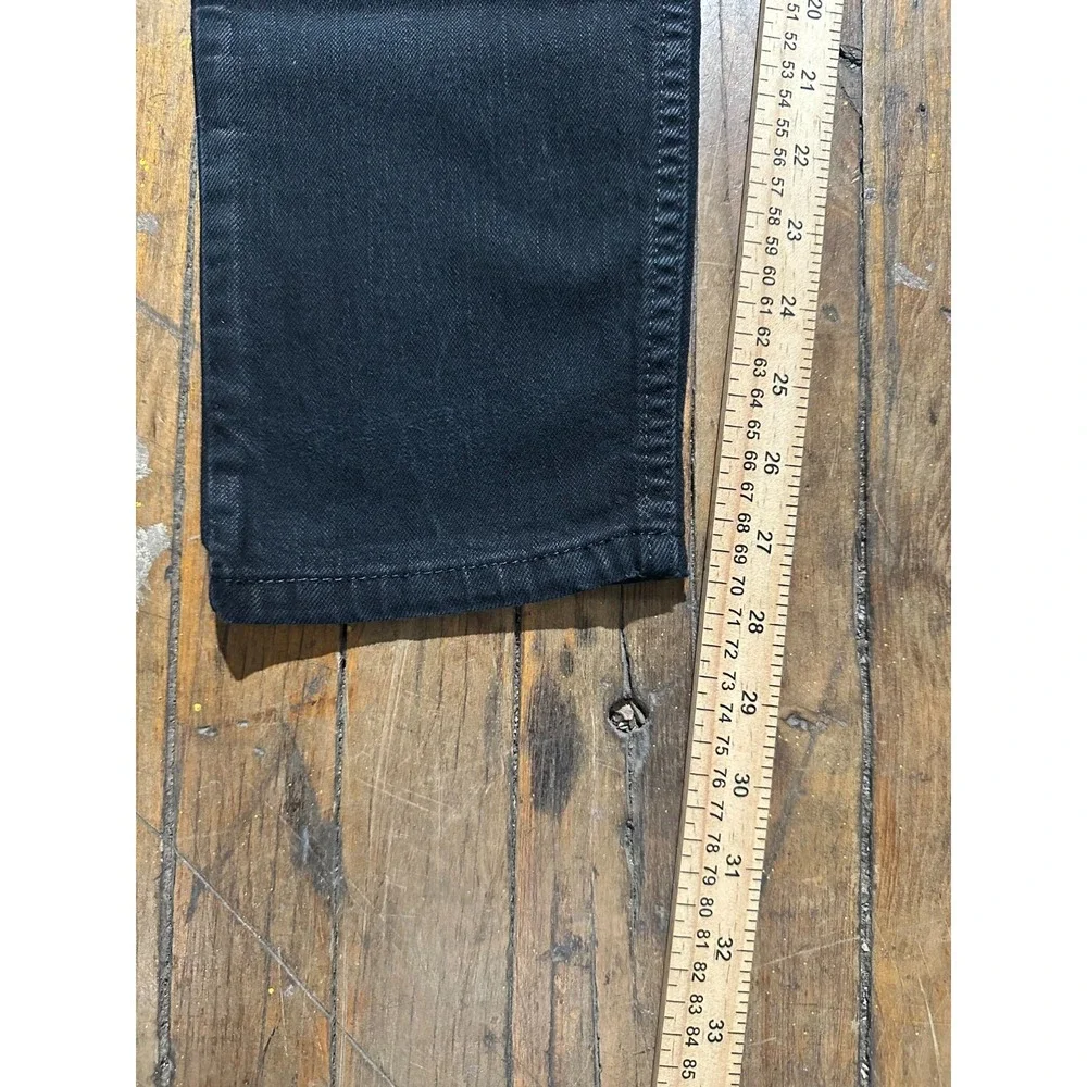 Levi's 512 Jeans Men's Size 31x30 Black Denim Slim Fit‎ Flat Front Straight Leg